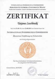 Zertifikat