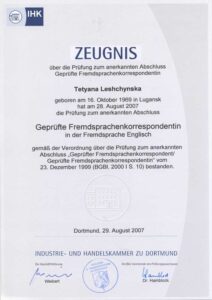 Zeugnis